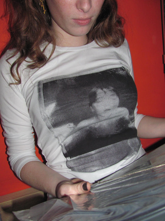 חולצת ארי הדפס שחור